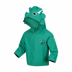 Regatta Childrens/Kids Stompy The Dinosaur Waterproof Jacket - 3 Years, Jellybean Green