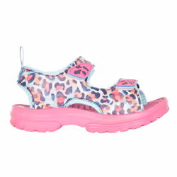 Mountain Warehouse Girls Animal Print Sandals - 6 UK Child, Pink