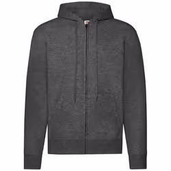 Fruit of the Loom Unisex Adult Classic Hoodie - M, Dark Heather Grey