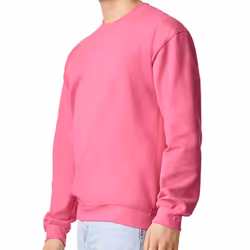 Gildan Unisex Adult Softstyle Fleece Midweight Sweatshirt - XL, Pink Lemonade