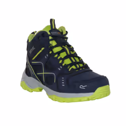 Regatta Childrens/Kids Vendeavour Walking Boots - 5 UK, Navy/Lime Punch