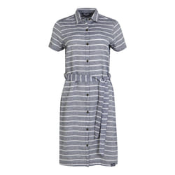 Regatta Womens/Ladies Rema Striped Shirt Dress - 10 UK, Navy/White