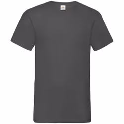 Fruit of the Loom Mens Valueweight V Neck T-Shirt - S, Light Graphite