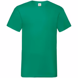 Fruit of the Loom Mens Valueweight V Neck T-Shirt - M, Kelly Green