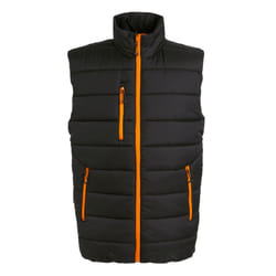 Regatta Mens Navigate Thermal Body Warmer - XL, Black/Orange Pop