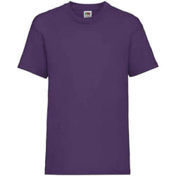 Fruit of the Loom Childrens/Kids Valueweight T-Shirt - 9-11 Years, Purple