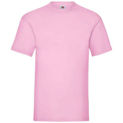 Fruit of the Loom Mens Valueweight T-Shirt - M, Light Pink