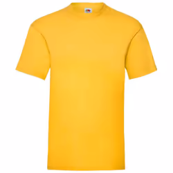 Fruit of the Loom Mens Valueweight T-Shirt - M, Sunflower