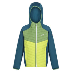 Regatta Childrens/Kids Kielder VIII Hybrid Jacket - 3-4 Years, Moroccan Blue/Piquant Green/Citron Lime