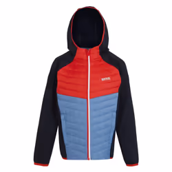 Regatta Childrens/Kids Kielder VIII Hybrid Jacket - 3-4 Years, Navy/Danger Red/Coronet Blue