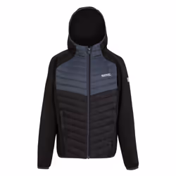 Regatta Childrens/Kids Kielder VIII Hybrid Jacket - 3-4 Years, Black/Seal Grey