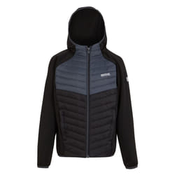 Regatta Childrens/Kids Kielder VIII Hybrid Jacket - 3-4 Years, Black/Seal Grey