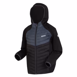 Regatta Childrens/Kids Kielder VIII Hybrid Jacket - 3-4 Years, Black/Seal Grey