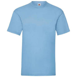 Fruit of the Loom Mens Valueweight T-Shirt - S, Sky Blue