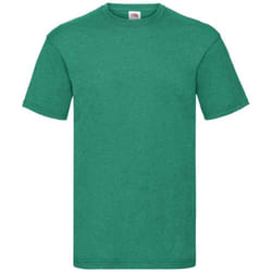 Fruit of the Loom Mens Valueweight T-Shirt - S, Retro Heather Green