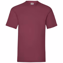Fruit of the Loom Mens Valueweight T-Shirt - L, Burgundy