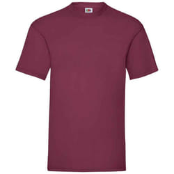 Fruit of the Loom Mens Valueweight T-Shirt - L, Burgundy