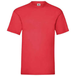 Fruit of the Loom Mens Valueweight T-Shirt - S, Red