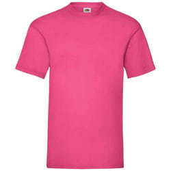Fruit of the Loom Mens Valueweight T-Shirt - M, Fuchsia