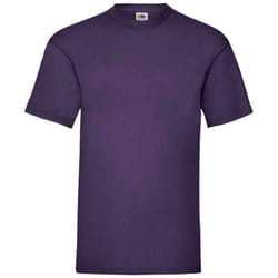 Fruit of the Loom Mens Valueweight T-Shirt - XL, Purple