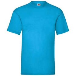 Fruit of the Loom Mens Valueweight T-Shirt - XL, Azure Blue