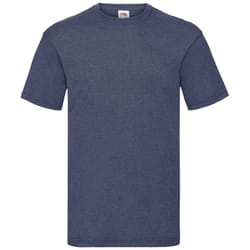 Fruit of the Loom Mens Valueweight T-Shirt - XXL, Vintage Heather Navy