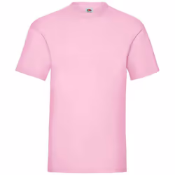 Fruit of the Loom Mens Valueweight T-Shirt - 3XL, Light Pink