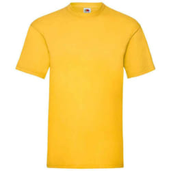 Fruit of the Loom Mens Valueweight T-Shirt - L, Sunflower
