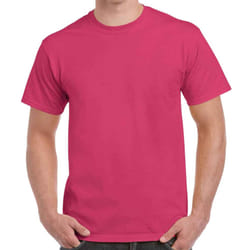 Gildan Adults Unisex Heavy Cotton T Shirt - XXL, Heliconia