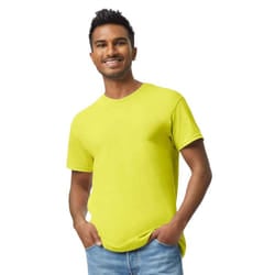 Gildan Adults Unisex Heavy Cotton T Shirt - S, Safety Green