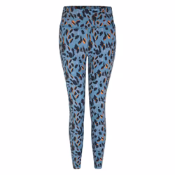 Dare 2B Womens/Ladies Influential Recycled Leopard Print Leggings - 10 UK, Niagara Blue