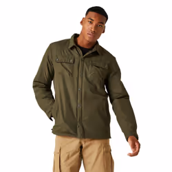 Regatta Mens Vinca Shacket Jacket - S, Dark Khaki