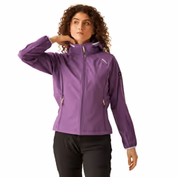 Regatta Womens/Ladies Bourda Soft Shell Jacket - 20 UK, Sunset Purple/Lilac Frost