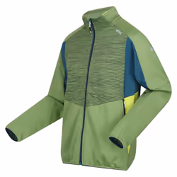 Regatta Mens Yare VIII Full Zip Jacket - XL, Piquant Green/Moroccan Blue/Citron Lime