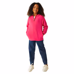 Regatta Childrens/Kids Fayley Hooded Fleece Jacket - 13 Years, Pink Potion