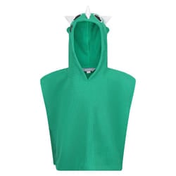 Regatta Childrens/Kids Stompy The Dinosaur Hooded Towel - 4-6 Years, Jellybean Green