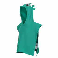 Regatta Childrens/Kids Stompy The Dinosaur Hooded Towel - 4-6 Years, Jellybean Green