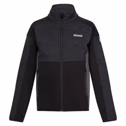 Regatta Childrens/Kids Highton III Fleece Jacket - 3-4 Years, Seal Grey/Black