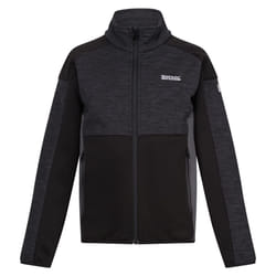 Regatta Childrens/Kids Highton III Fleece Jacket - 3-4 Years, Seal Grey/Black