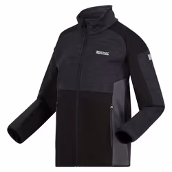 Regatta Childrens/Kids Highton III Fleece Jacket - 3-4 Years, Seal Grey/Black