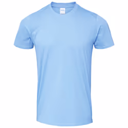 Gildan Mens SoftStyle Ringspun T-Shirt - XL, Carolina Blue