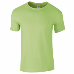 Gildan Mens SoftStyle Ringspun T-Shirt - 3XL, Mint