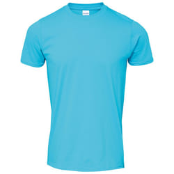 Gildan Mens SoftStyle Ringspun T-Shirt - 3XL, Tropical Blue