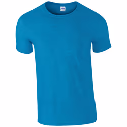 Gildan Mens SoftStyle Ringspun T-Shirt - 3XL, Antique Sapphire