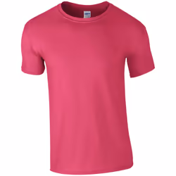 Gildan Mens SoftStyle Ringspun T-Shirt - 3XL, Heliconia