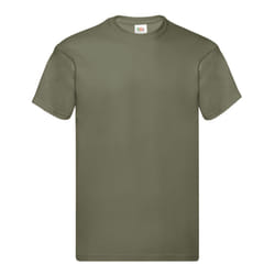 Fruit of the Loom Mens Original Heather T-Shirt - 3XL, Classic Olive