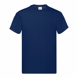 Fruit of the Loom Mens Original Heather T-Shirt - 4XL, Navy