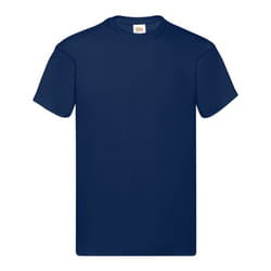 Fruit of the Loom Mens Original Heather T-Shirt - 4XL, Navy