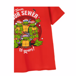 Teenage Mutant Ninja Turtles Mens From Our Sewer To Yours T-Shirt - M, Red
