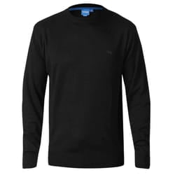 Duke Mens Jovanni 1-D555 Crew Neck Kingsize Sweatshirt - 3XL, Black
